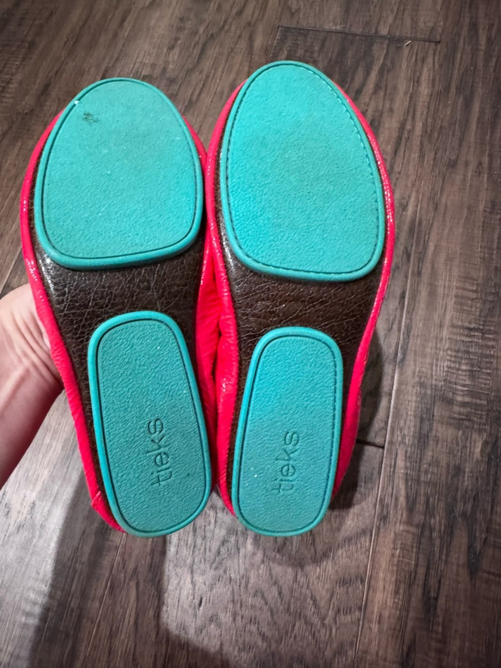Tieks Raspberry Truffle Size 8 - Picture 3 of 4